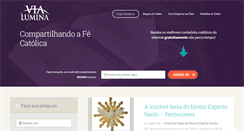 Desktop Screenshot of catolicos.vialumina.com.br